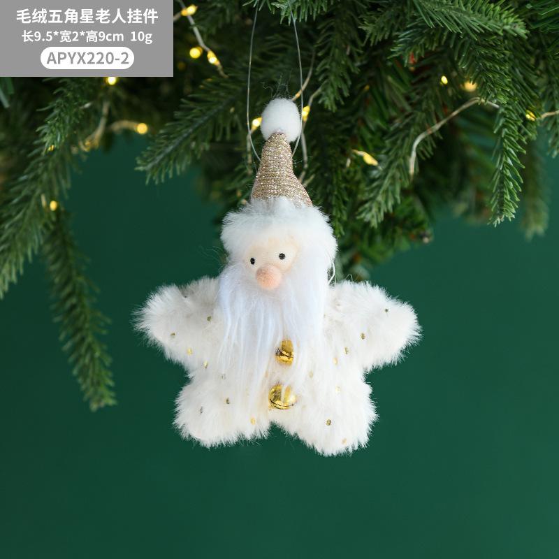 Trang trí Noel: Búp bê mềm trang trí cây thông, quà tặng