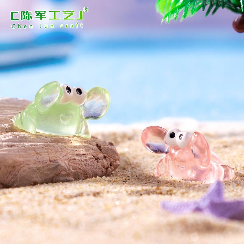Cua phát sáng – Mô hình cua mini, trang trí bể cá, bàn (M-581)