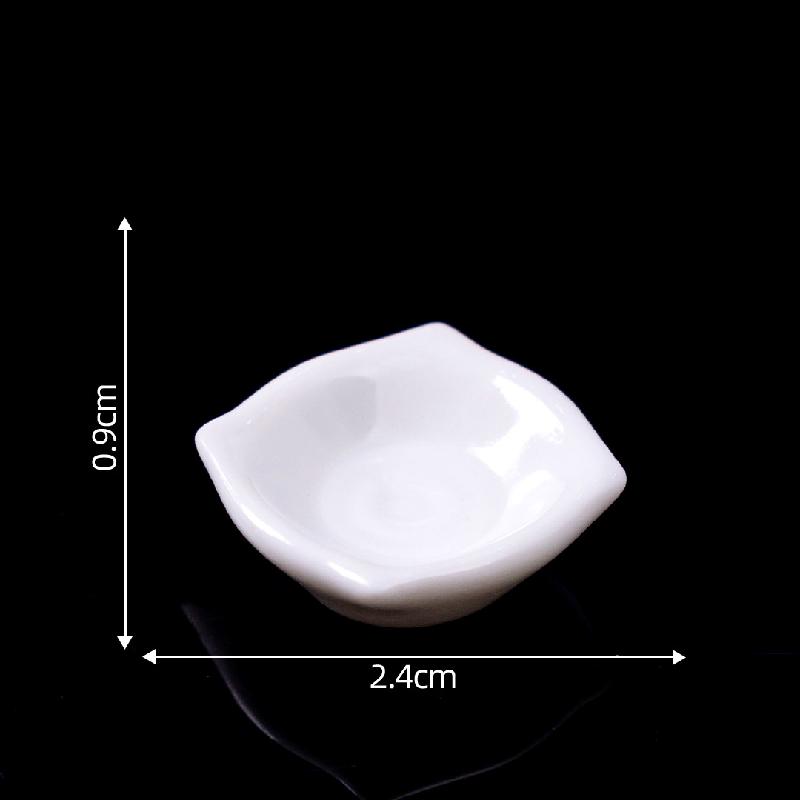 微景观创意陶瓷盘子食玩微缩模型娃娃屋 DIY装饰品配件迷你小摆件