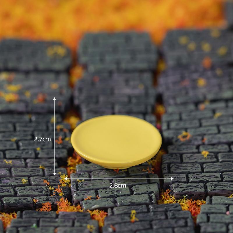 Tiểu cảnh thỏ và bánh Trung Thu, phụ kiện trang trí dễ thương (ZC-579)