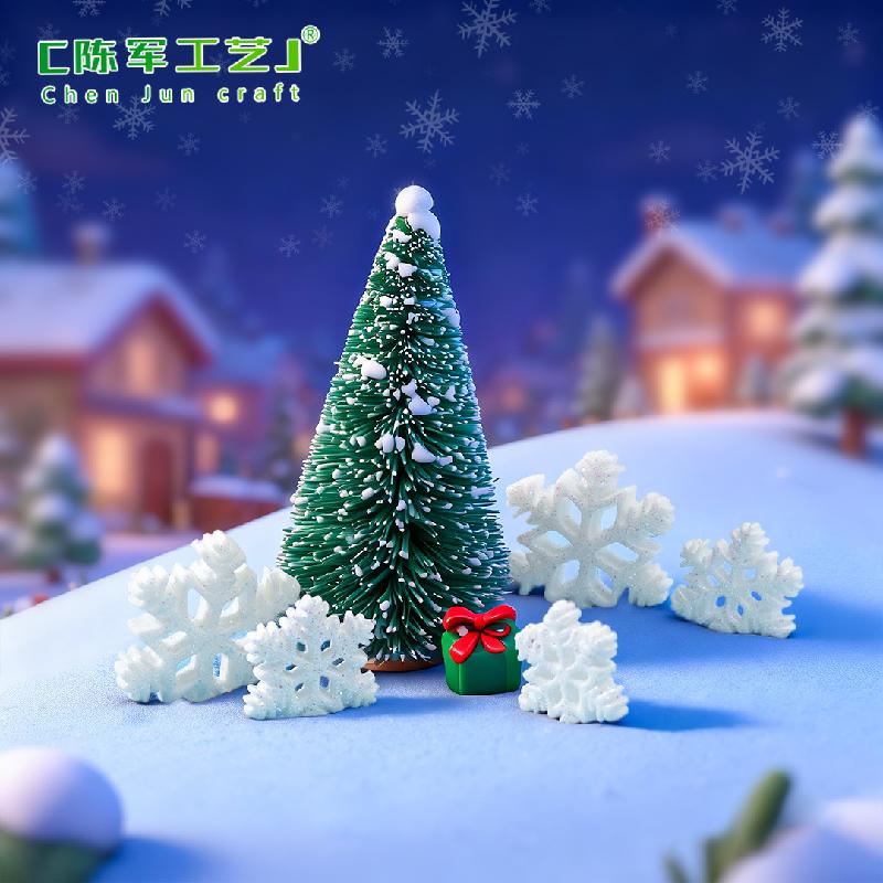 Tiểu cảnh bông tuyết Noel, phụ kiện trang trí vỏ điện thoại (ZC-173)