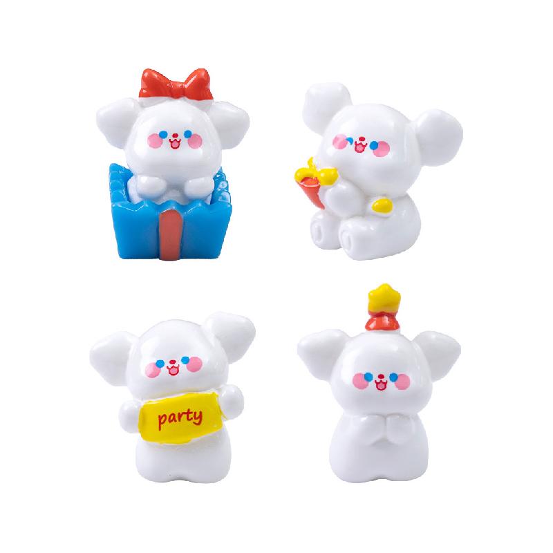 Tiểu cảnh chó tiệc, búp bê DIY, phụ kiện bàn tiểu cảnh mini đáng yêu (ZC-567)