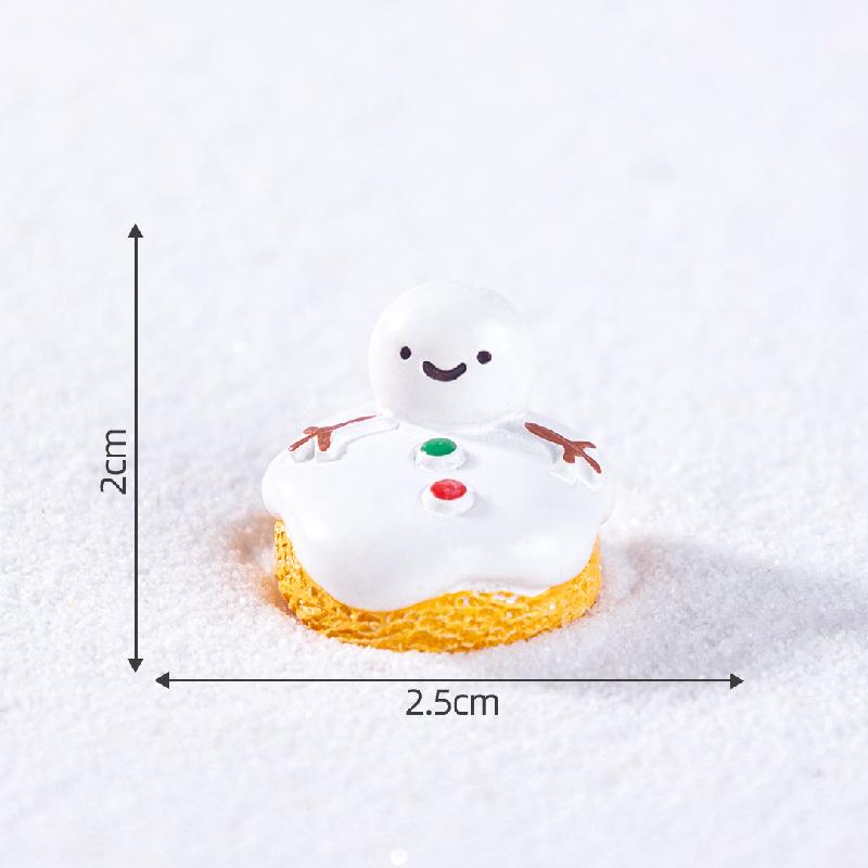 微景观创意圣诞甜品圣诞节食玩造景 DIY装饰品配件迷你树脂小摆件