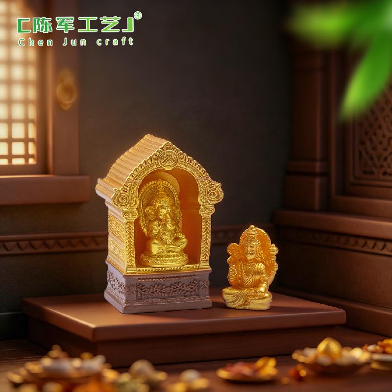 Đền Thờ Ấn Độ Màu Vàng Mini (PK-667)