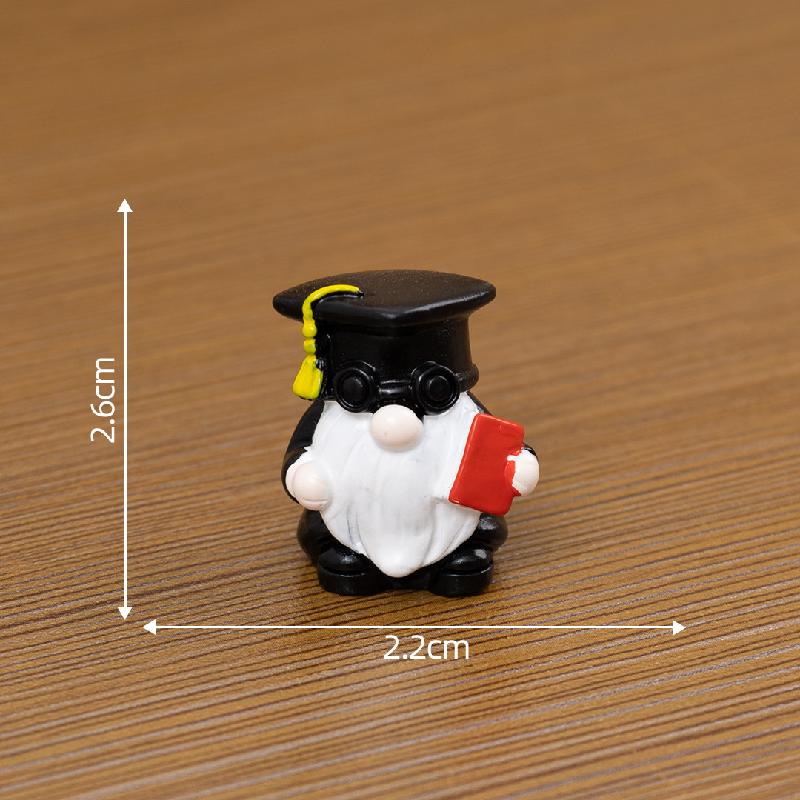 Chú lùn lễ tốt nghiệp mini bằng nhựa resin (PK-719)