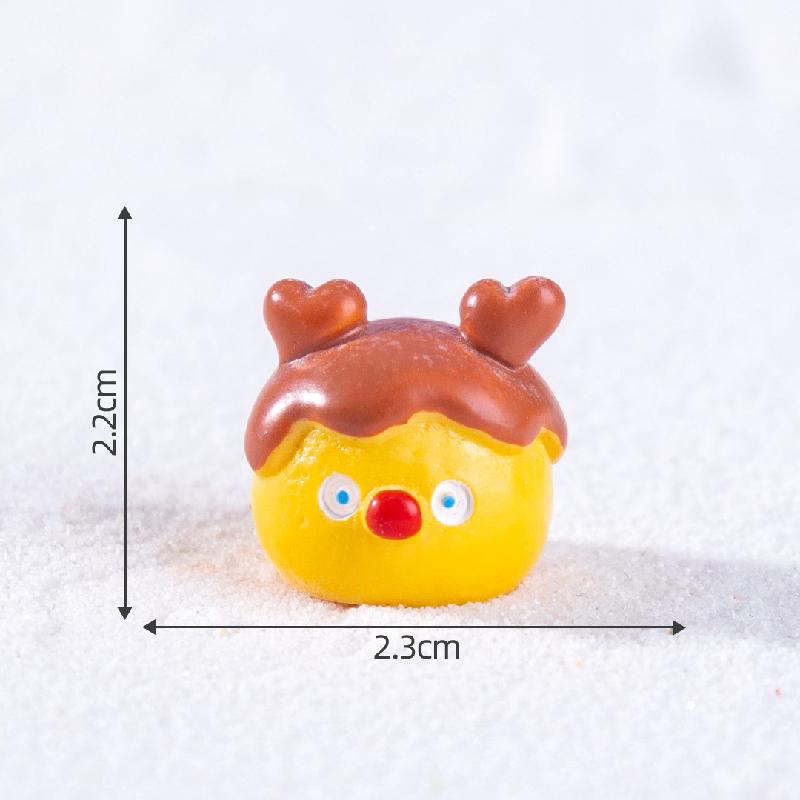 微景观创意圣诞甜品圣诞节食玩造景 DIY装饰品配件迷你树脂小摆件