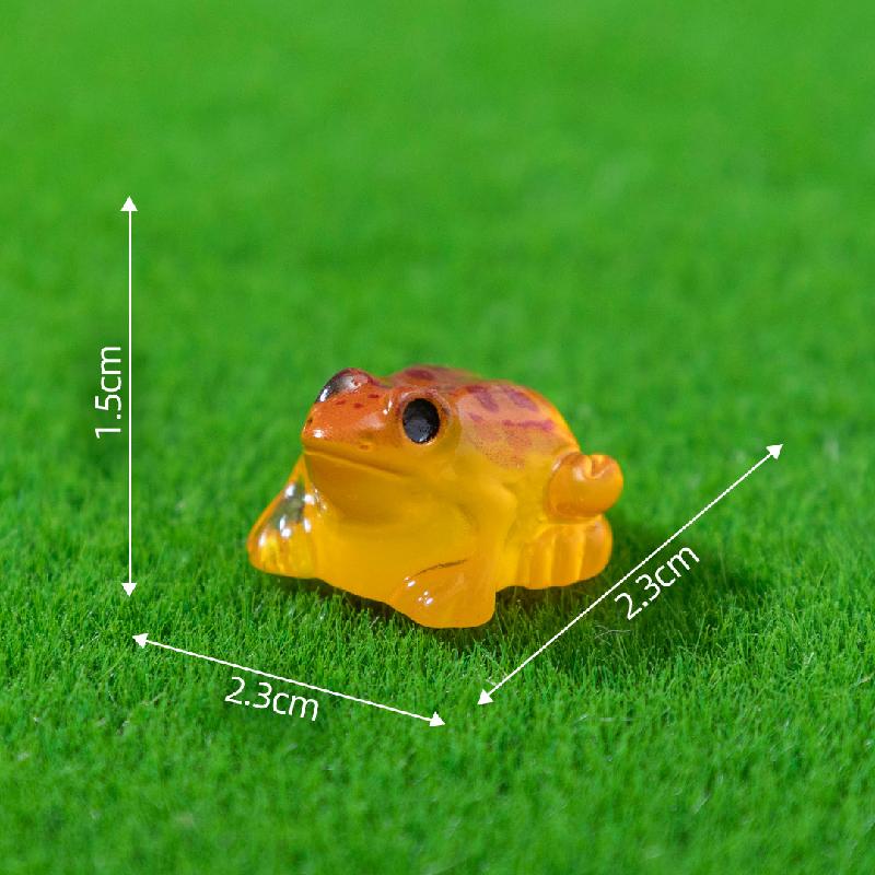 Tiểu cảnh ếch phát sáng, trang trí DIY cây cảnh mini (ZC-81)