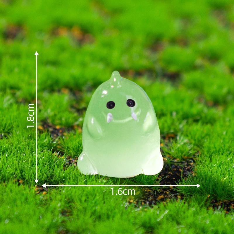 跨境新品微景观创意夜光小猫小兔萌粒动物 DIY装饰配件迷你小摆件