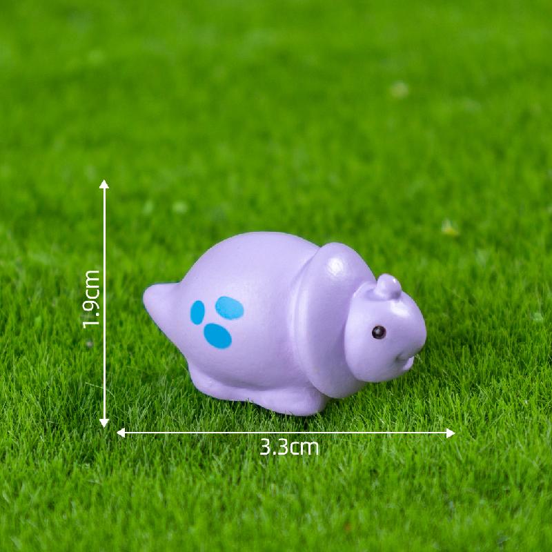 Khủng long mini ba sừng và đuôi gai tiểu cảnh DIY (ZC-672)