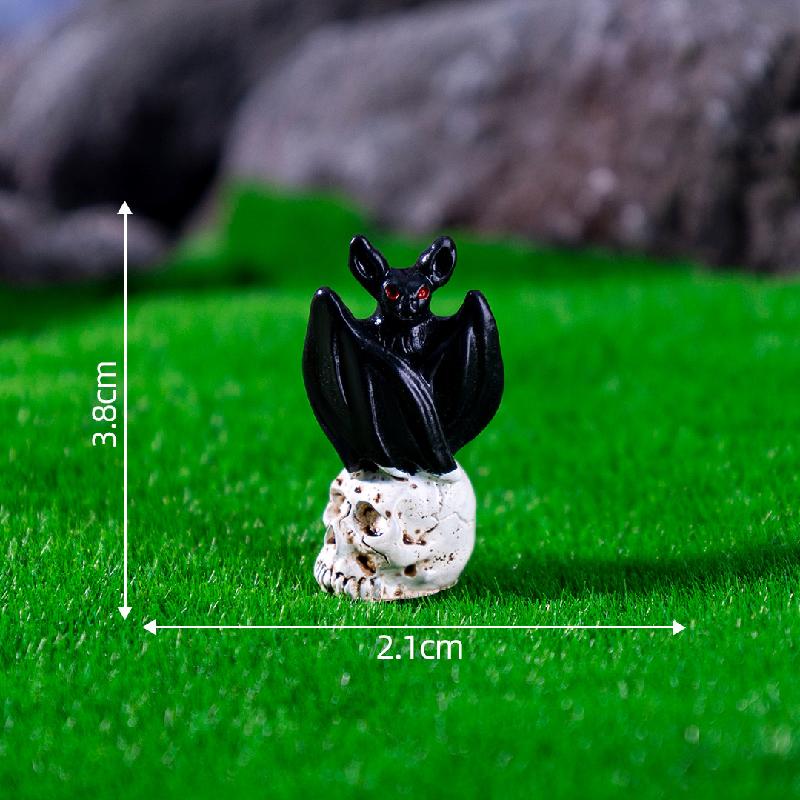 跨境外贸微景观创意万圣节骷髅木乃伊 DIY装饰品挂配件迷你小摆件