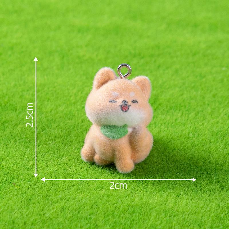 植绒公仔创意可爱小动物系列萌粒 DIY装饰品摆件包包钥匙扣挂配件