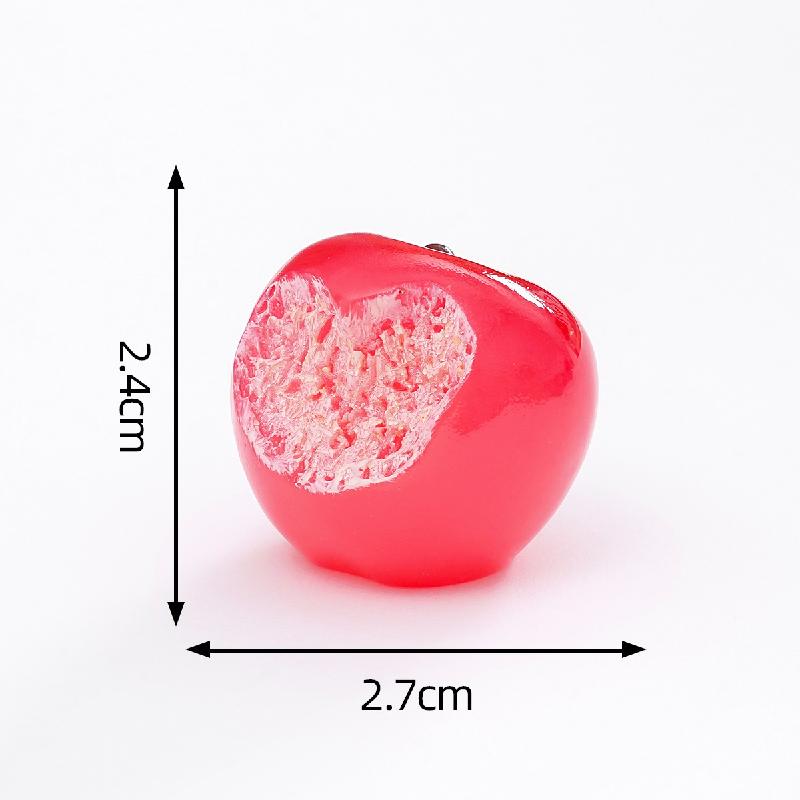 微景观创意夜光半切水果西瓜火龙果萌粒 DIY装饰品配件迷你小摆件