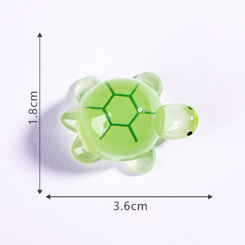 微景观创意夜光海洋乌龟海兔动物沙滩造景 DIY装饰配件迷你小摆件