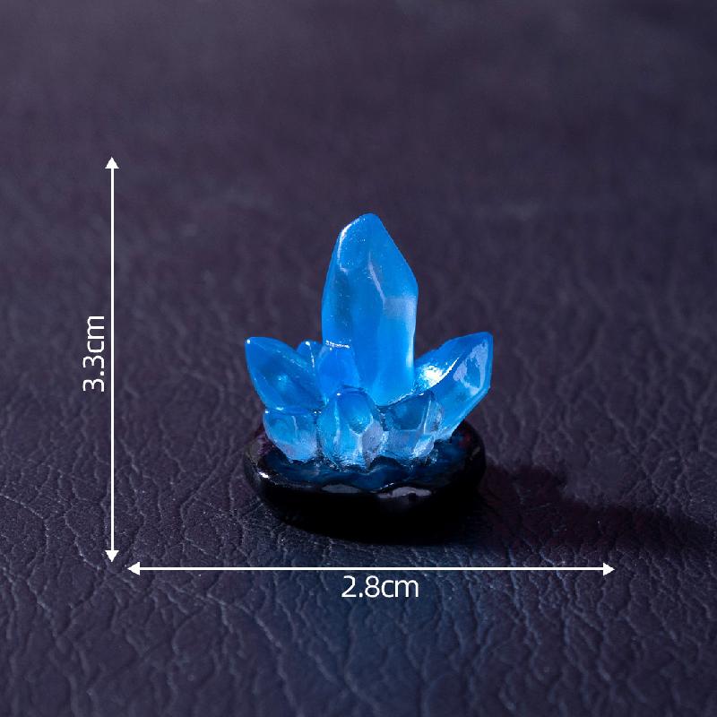 跨境外贸微景观创意夜光水晶喷火龙公仔 DIY装饰品配件迷你小摆件