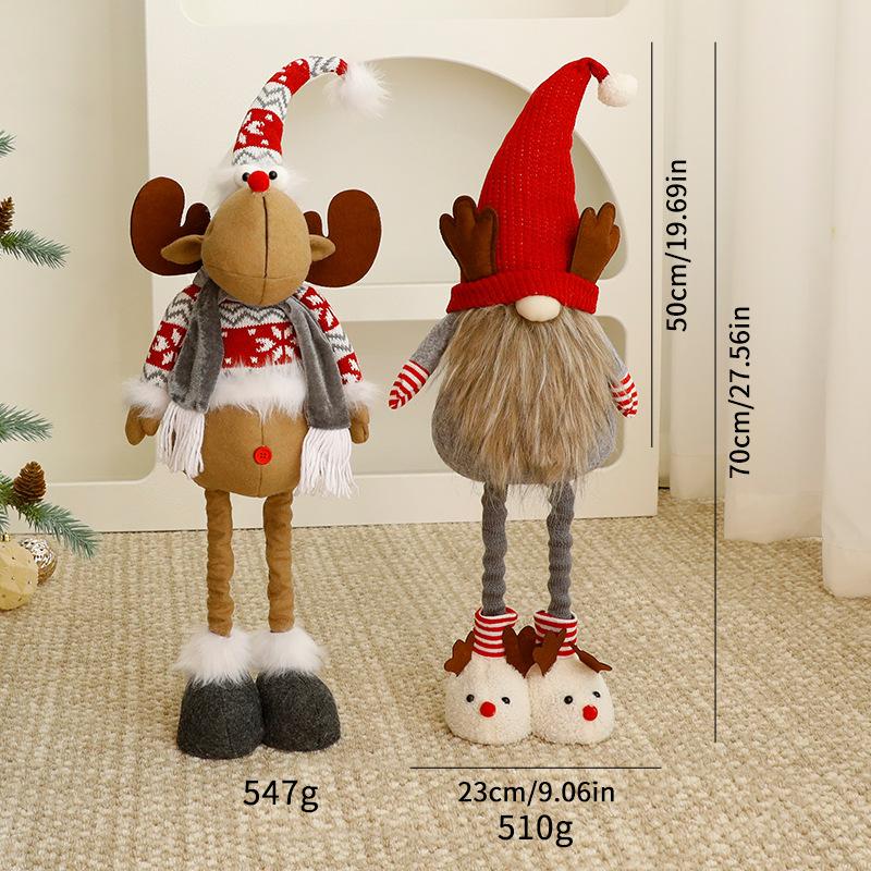 Trang trí Noel: Gnome ông già Noel nhỏ trang trí cửa sổ