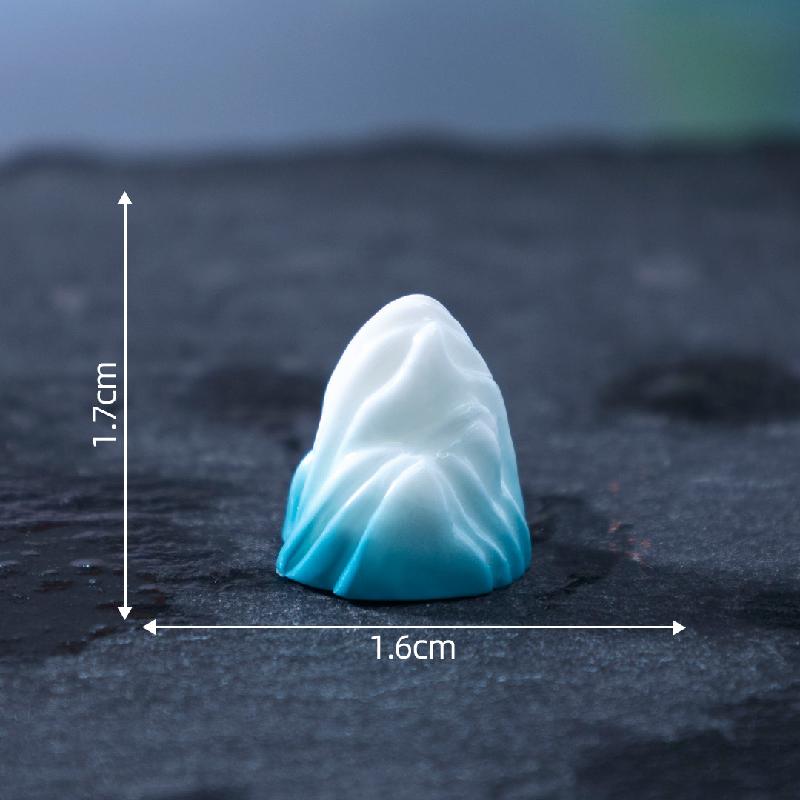 微景观创意国风青山茶具茶壶娃娃屋 DIY装饰品配件迷你微缩小摆件