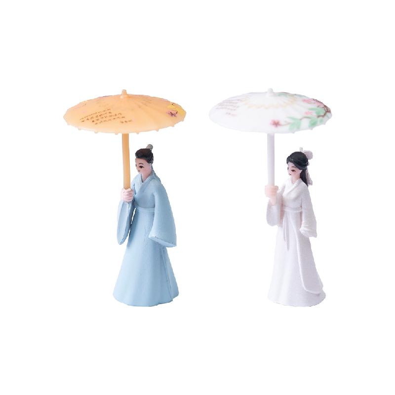 Cặp Đôi Che Ô Cổ Trang Mini (PK-161)