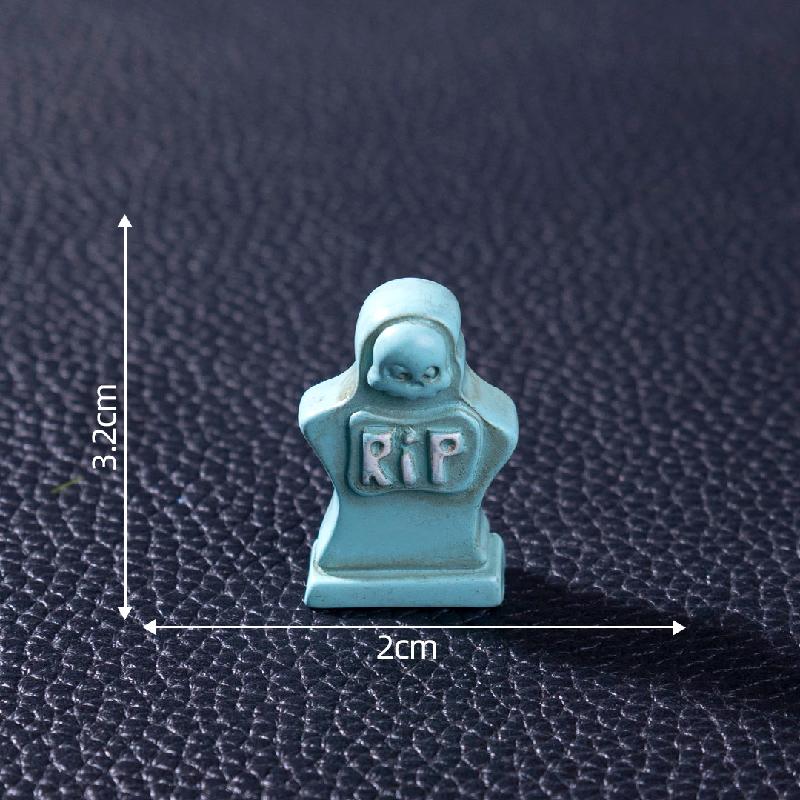 跨境外贸微景观创意万圣节骷髅节日造景 DIY装饰品配件迷你小摆件