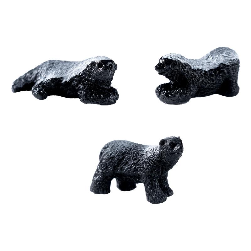 跨境新品微景观创意写实平头哥公仔 DIY装饰品配件迷你树脂小摆件