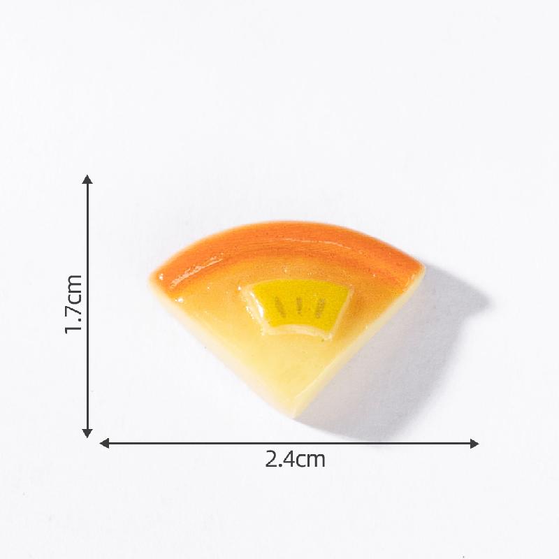 微景观创意美味披萨食玩 DIY奶油胶发夹装饰品配件微缩迷你小摆件