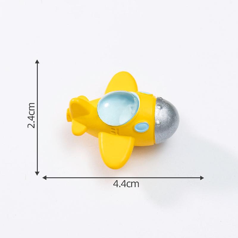 微景观创意Q版小飞机客机模型DIY装饰品挂配件迷你车载桌面小摆件