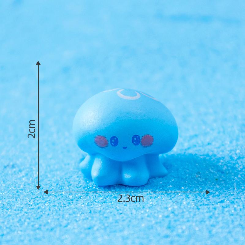 微景观创意多彩六角龙海洋动物造景 DIY装饰品配件迷你桌面小摆件