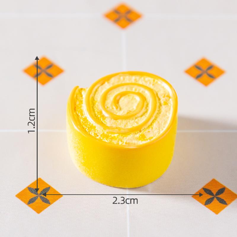 微景观创意瑞士卷面包食玩 DIY奶油胶冰箱贴装饰品配件迷你小摆件