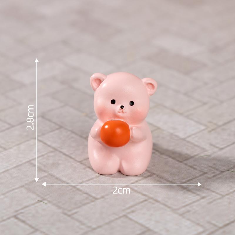 微景观创意好事成双小熊公仔 DIY装饰品挂配件迷你车载桌面小摆件