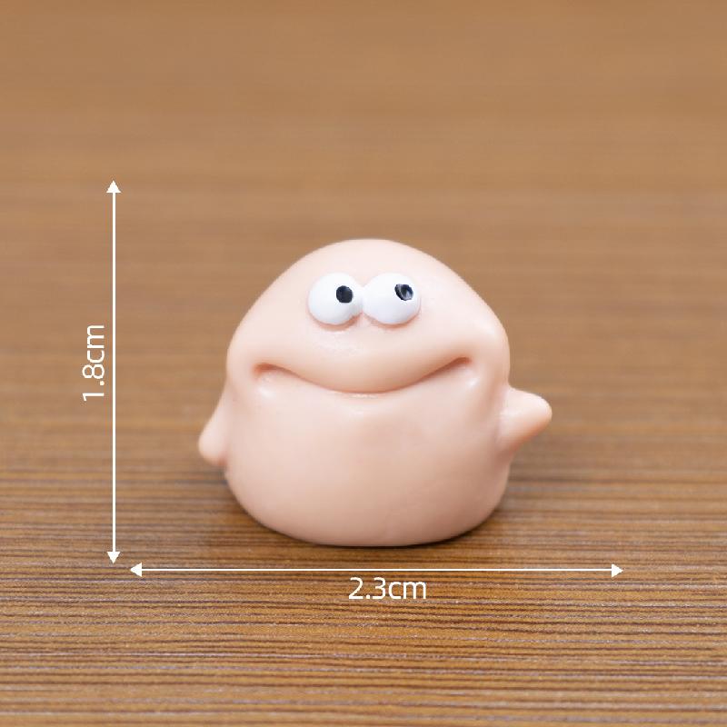 微景观创意橡皮泥大嘴怪萌粒娃娃屋 DIY装饰品配件迷你桌面小摆件