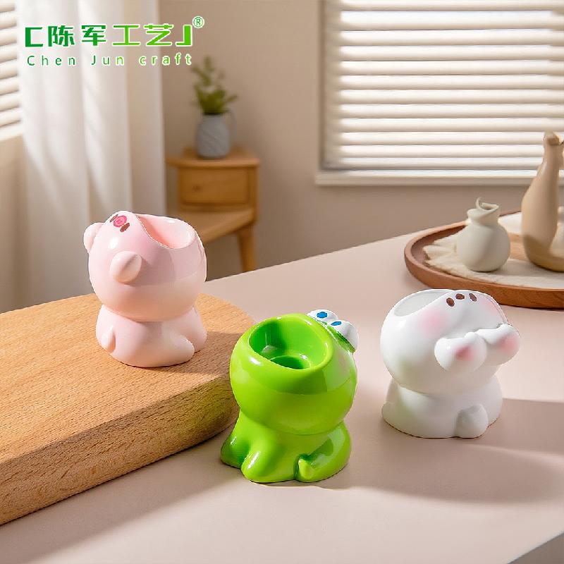 微景观创意大嘴巴小动物公仔萌粒 DIY装饰品挂配件迷你桌面小摆件