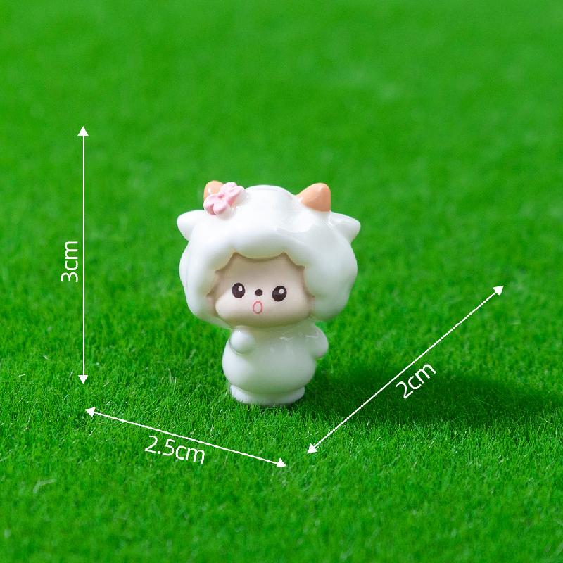 Cừu đáng yêu mini trang trí sân vườn tiểu cảnh (PK-706)