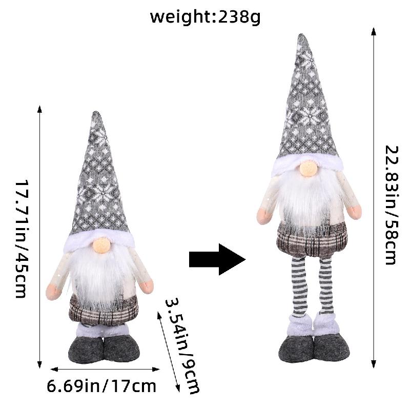 Trang trí Noel: Búp bê người tuyết, nai co giãn, khách sạn