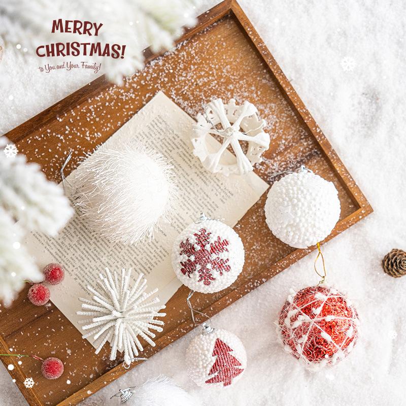 Trang trí Noel: Bóng vàng champagne, nơ trang trí đẹp