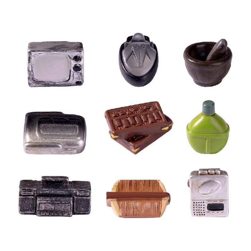 微景观创意怀旧复古电视机家具娃娃屋 DIY装饰配件微缩迷你小摆件