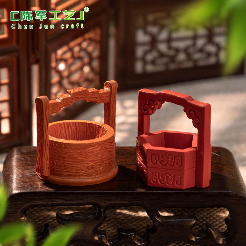 微景观创意古风食盒篮子模型 娃娃屋diy装饰品配件微缩迷你小摆件