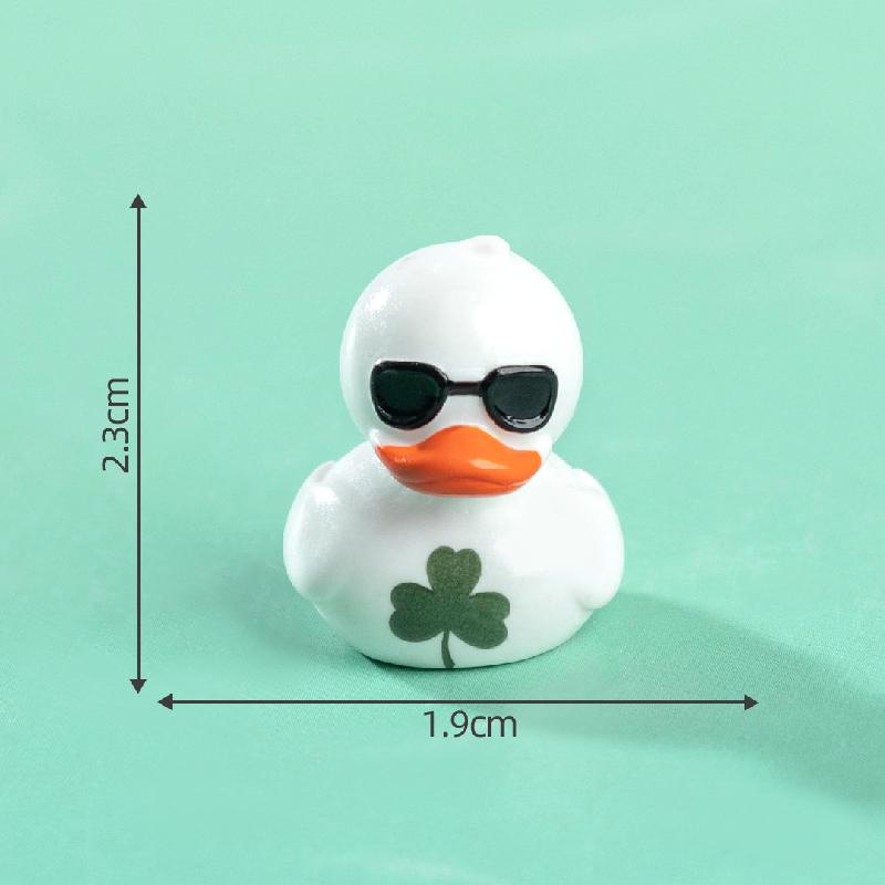 微景观创意百变小黄鸭萌粒沙滩造景 DIY装饰品配件迷你桌面小摆件