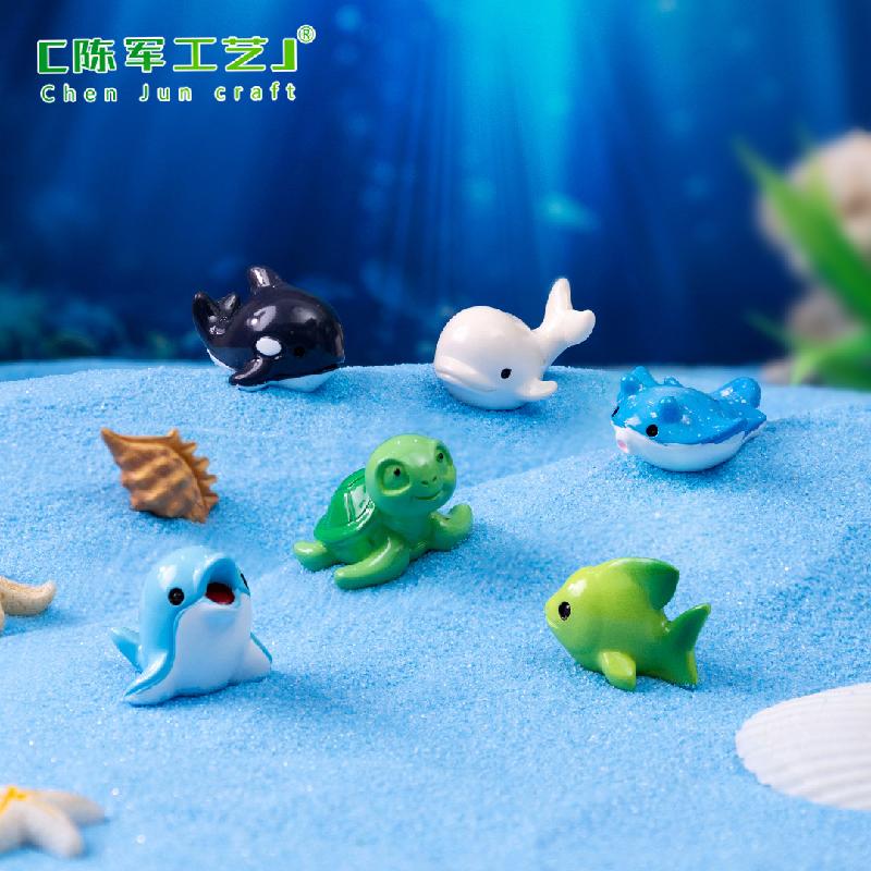 Tiểu cảnh cá heo, sư tử biển, búp bê DIY, sân vườn tiểu cảnh mini đáng yêu (ZC-598)