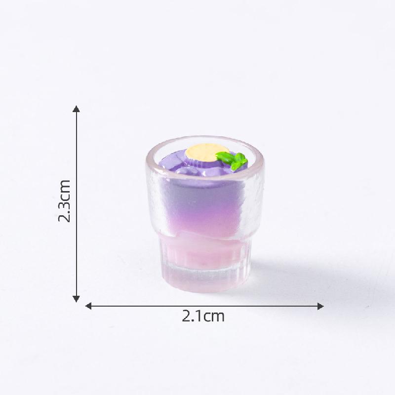 微景观创意仿真饮料冰沙食玩 DIY装饰品盲袋挂配件迷你微缩小摆件
