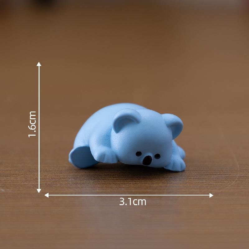 微景观创意可爱小猪乌龟趴趴小动物公仔 DIY装饰品配件迷你小摆件