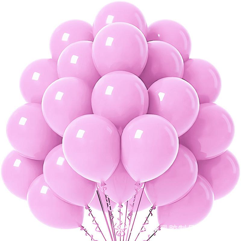 Bộ bóng bay 10 inch cho sinh nhật và tiệc cưới, bao gồm dây bóng bay và bóng bay màu macaron cổ điển. Phù hợp cho trang trí tiệc và sự kiện, bán buôn.