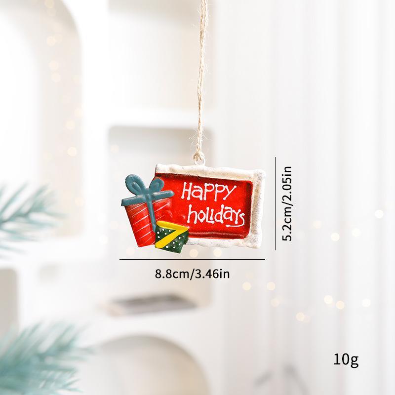 Trang trí Noel: Treo cây Noel ông già, người tuyết và tất