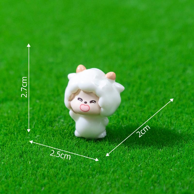 Cừu đáng yêu mini trang trí sân vườn tiểu cảnh (PK-706)