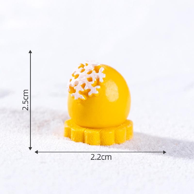 微景观创意圣诞甜品圣诞节食玩造景 DIY装饰品配件迷你树脂小摆件