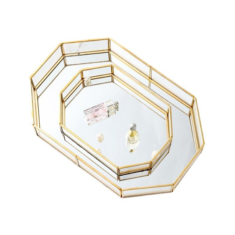 DG-122 Khay đựng bánh ngọt, thức uống và trang sức bạc