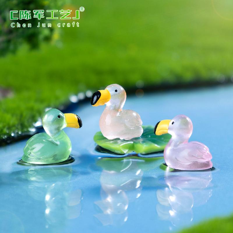 Flamingo phát sáng - phụ kiện DIY, mô hình nhỏ cho cảnh quan vườn (ZC-1420)