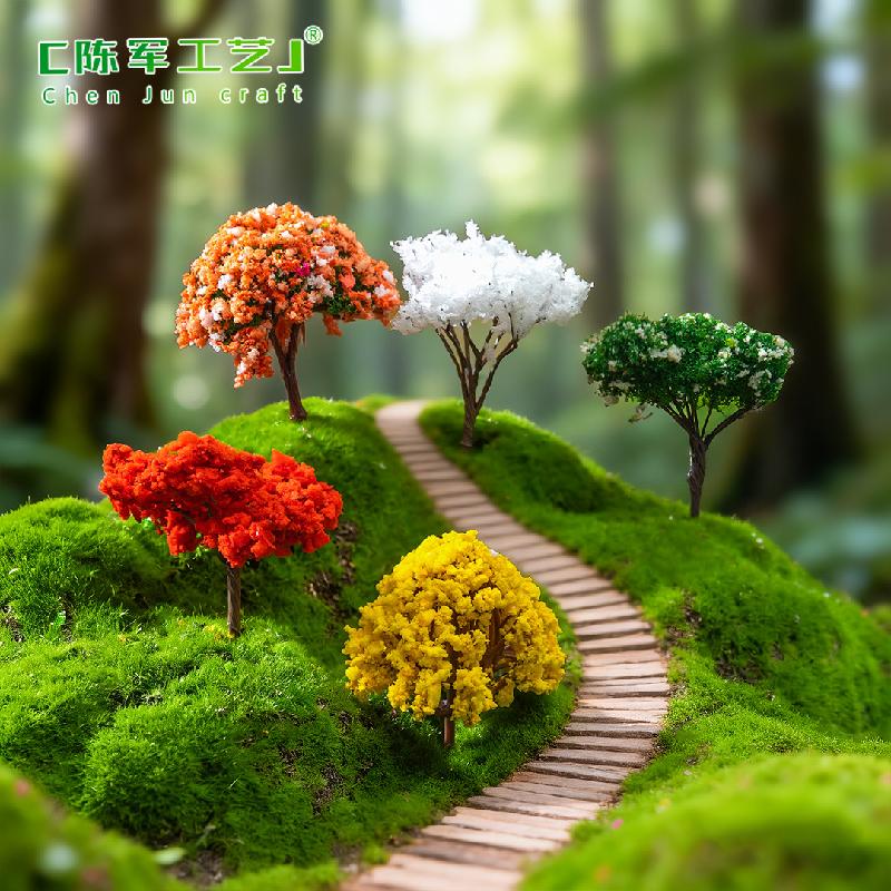 Tiểu cảnh hoa anh đào, nhà mini, phụ kiện trang trí cây (ZC-136)