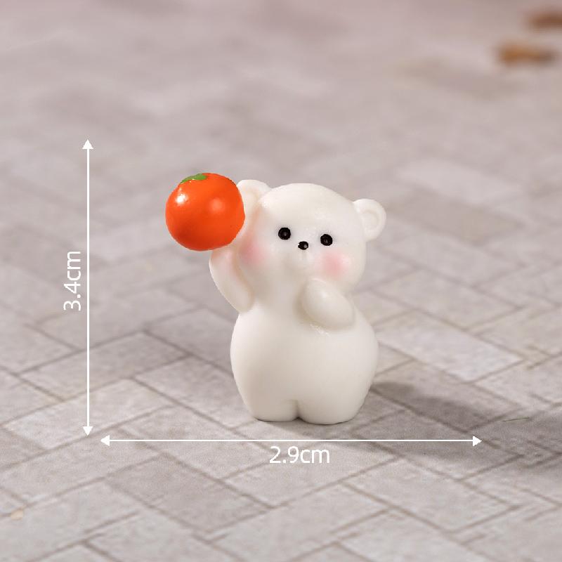 微景观创意好事成双小熊公仔 DIY装饰品挂配件迷你车载桌面小摆件