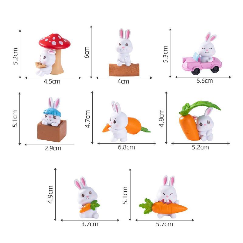 Thỏ ngây ngô dễ thương mini (PK-1046)