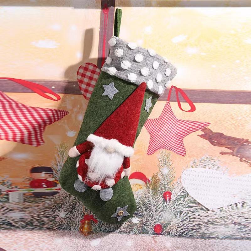 Túi quà Giáng Sinh: tất Giáng Sinh trang trí, túi quà, quà tặng, treo cây thông Noel, bao đựng kẹo.