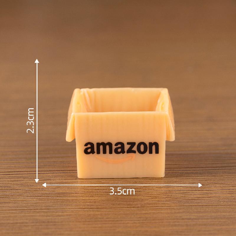 微景观创意快递包装盒纸箱顺丰娃屋造景 DIY装饰品配件迷你小摆件